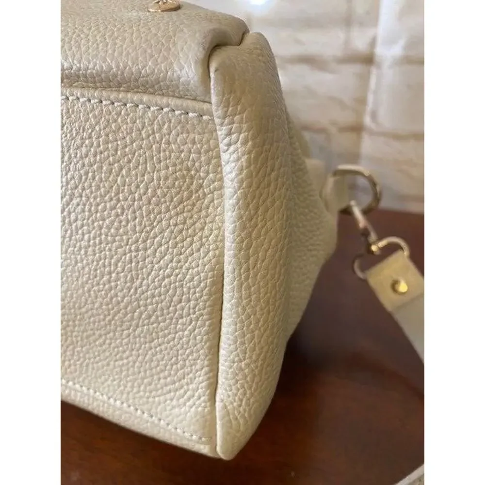 Stephanie Johnson‎ Leather Handbag Ivory leather Bag by Stephanie Johnson